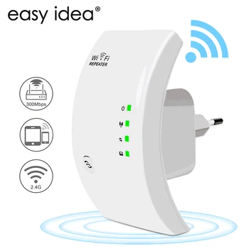 EASYIDEA Wireless WIFI Repeater 300Mbps Wifi Extender Long Range Wi fi Signal Amplifier Wi-fi Booster Access Point Wlan Repiter 1