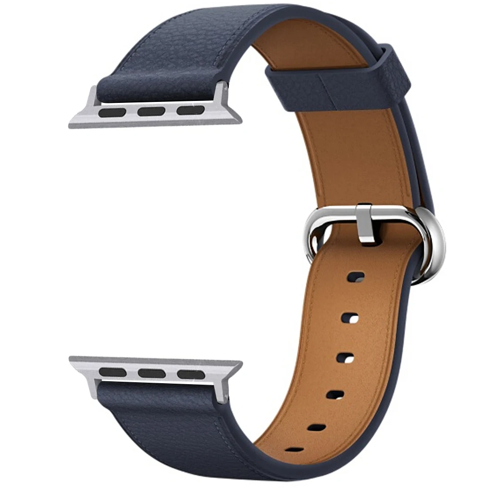Joyozy модный сменный ремешок для умных часов для apple watch 38 мм 40 мм 42 мм 44 мм классический кожаный ремешок для apple series 5/4/3/2