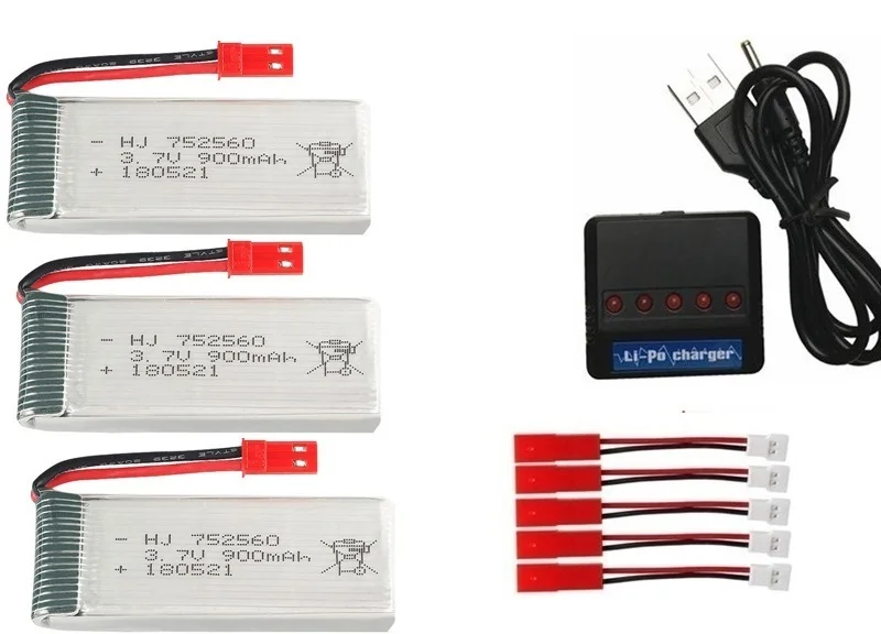 900mah 3,7 V lipo зарядное устройство для Syma X5 X5C X5SC X5SW 8807 8807W A6 A6W M68 Rc Quadcopter запасные части Аксессуары Rc дроны - Цвет: Navy Blue