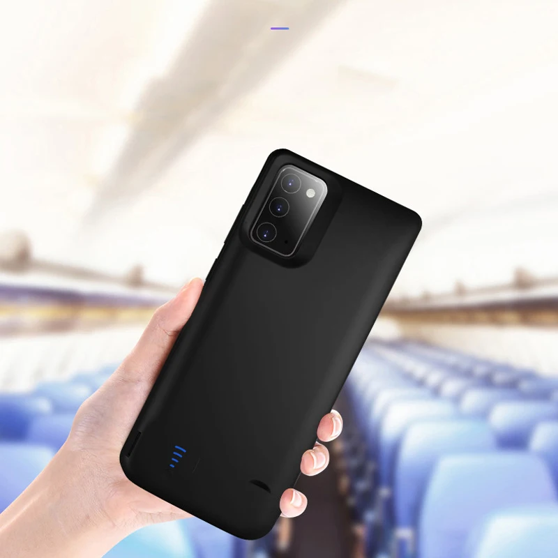 6000mAh Battery Charger Case for Samsung Galaxy Note 20 Ultra 5G Note 20 5G USB Power Bank Charger Case for Samsung Note 10 Plus
