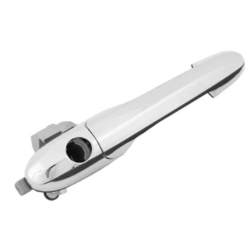 

735592012 Front Rear Car Outer Door Handle Hole Auto Repair Smooth Complete With Hinge Chrome Professional For Fiat 500 Offside