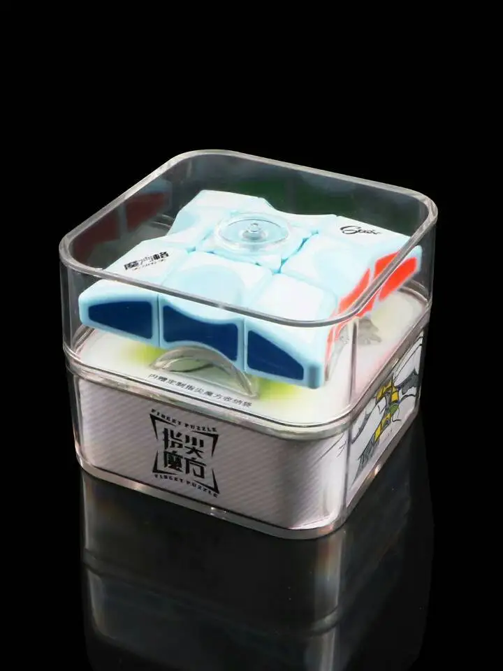 

XMD 133 Fingertip Rubik's Cube Gyro Toy Finger Rubik's Cube with Storage Box And Storage Bag Intelligence Rubik's Cube Relaxatio