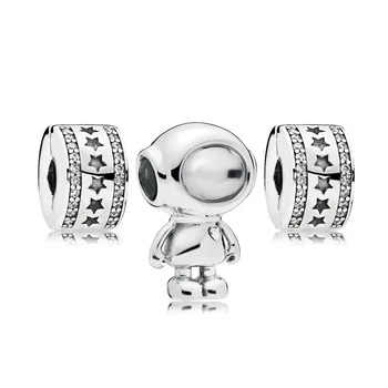 

NEW 100% 925 Sterling Silver New 1:1 RAU0535 Cosmo Charm Pack set Original Jewelry Christmas Gifts Recommended