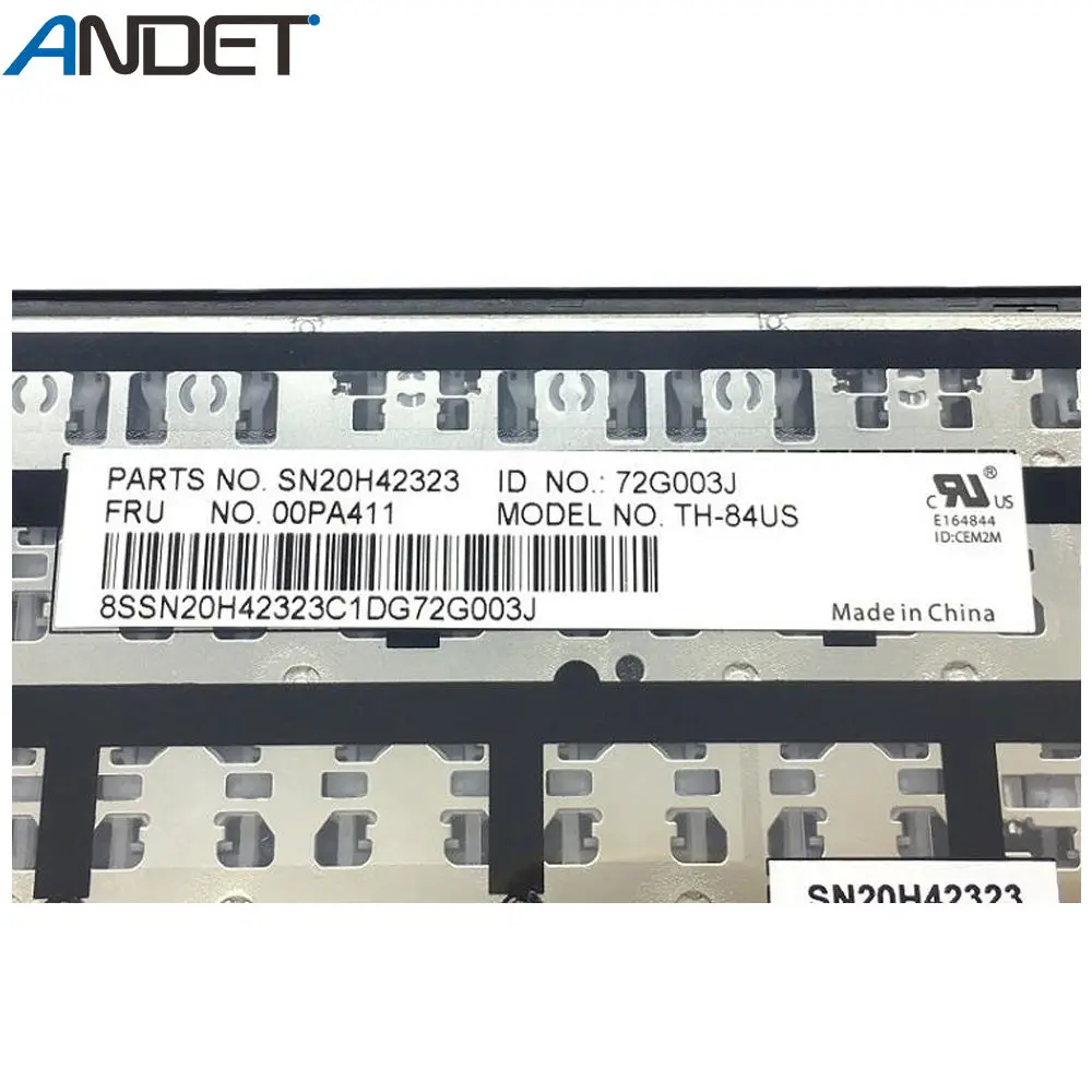 Для lenovo Thinkpad T460S S2 13 S2 2nd 13 2nd английская клавиатура без подсветки 00PA411 01YR076 00PA493 SN20H42323