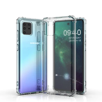 

10pcs/lot Anti-knock Transparent TPU Case for Samsung Galaxy A81 A91 A71 A51 A10S A20S A70 S20 S10 S9 Note 10 Phone Cover