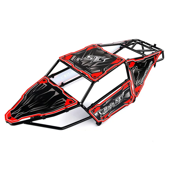 5TS Metal Pig Cage Coating Version Red Color for ROFUN ROFUN ROVAN 5TS Remote Control RC Car Accessories
