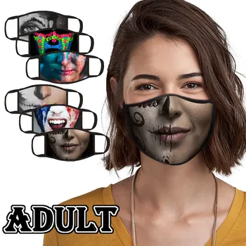 

Reusable Face Mask Mouth Mask Washable Face Shield Cloth Face Shield Breathable Windproof mondmaskers Mascherine lavabili