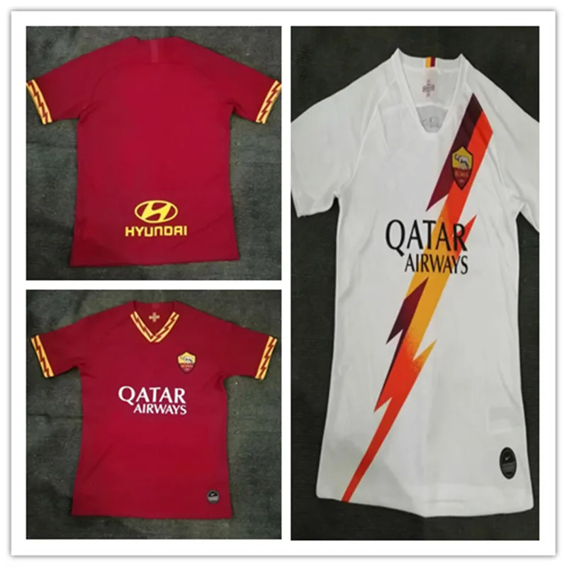 19 20 римская Футбольная Футболка EL SHAARAWY FLORENZI DE ROSSI TOTTI DZEKO PEROTTI STROOTMAN NAINGGOLAN футбольная рубашка для взрослых