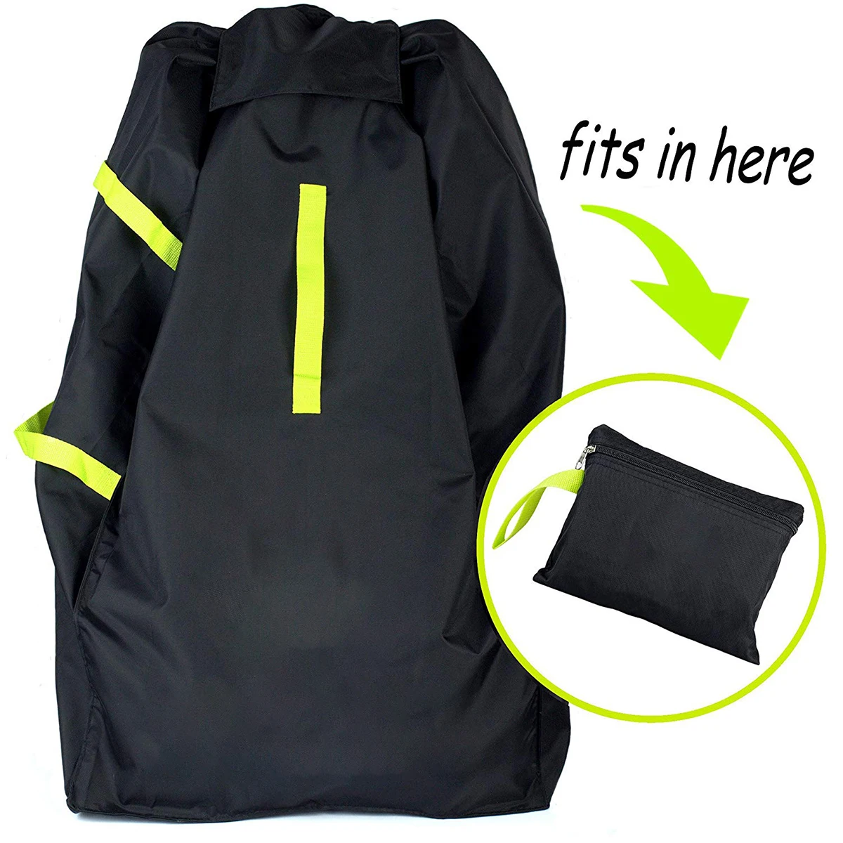 

Protection Baby seat bag Black Stroller Straps Adjustable Backpack Storage