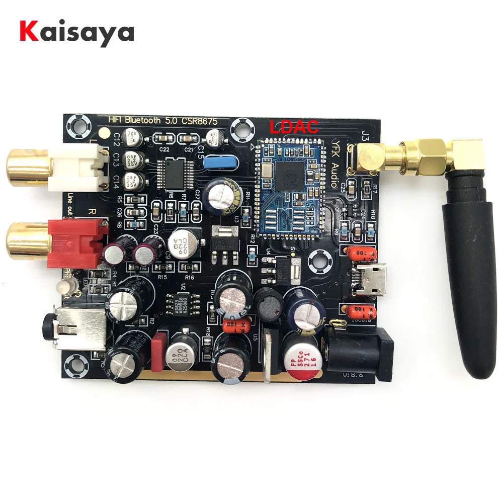 Último receptor inalámbrico CSR8675 + LDAC APTX HD Bluetooth 50 compatible con 96K 24BIT con antena