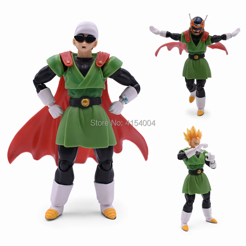 Dragon Ball SHF Son Goku Gokou Black Zamasu Bulma Great Saiyaman Gohan PVC Action Figure Toy Model