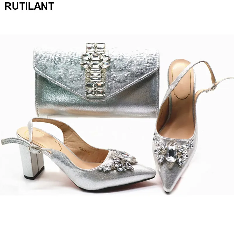 

New Arrival Italian Designer Shoes and Bags Matching Set Italian Ladies Shoes and Bags To Match Set Shoes and Bag Italy Party