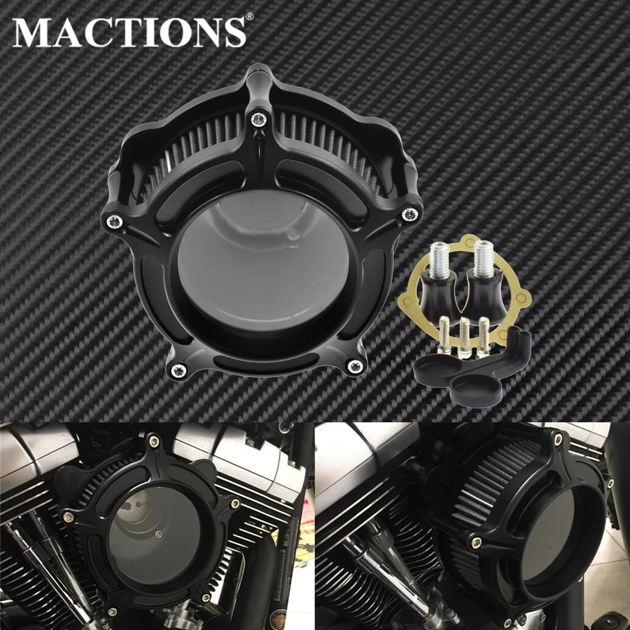 

Воздухоочиститель для мотоцикла система впускного фильтра для Harley Sportster XL 2004-Up Dyna 2000-2007 Touring 2000-2007 17-18 Softail 2018