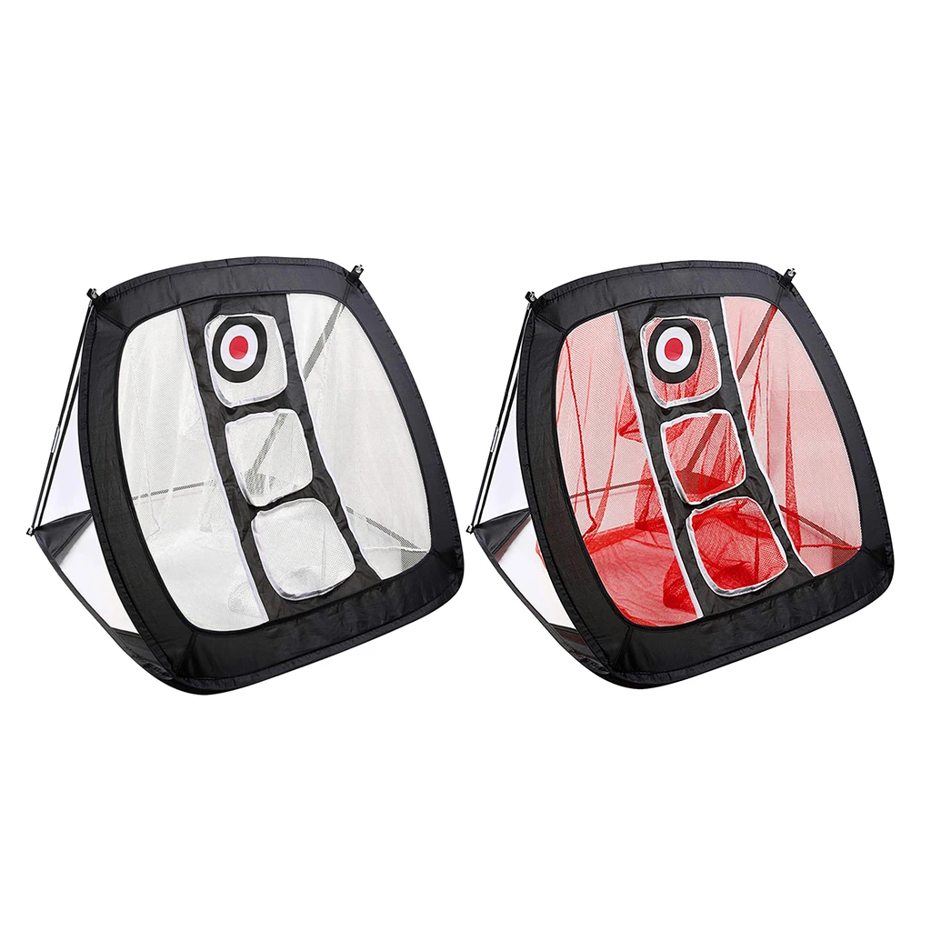 Foldable Golf Practice Net Golf Chipping Putting Mat Driving Net Golf Training Net , 82 x 72 x 56cm