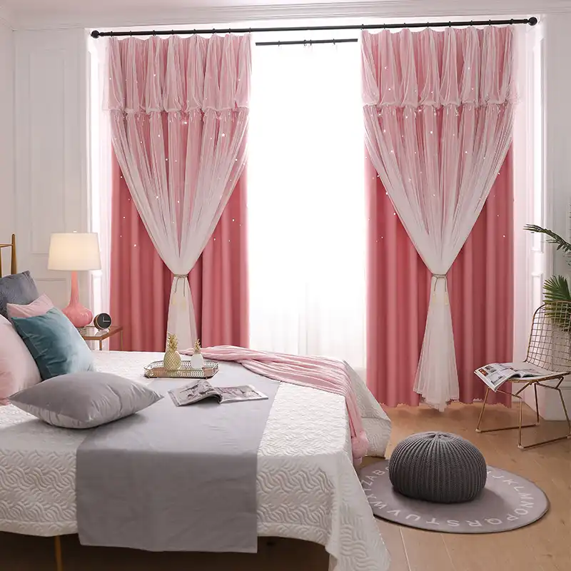 roskoshnye svetonepronicaemye shtory dekorativnye romantichnye fotooboi dlya gostinoj dvuhslojnye marlevye zanaveski dlya spalni