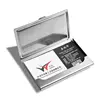 Pocket Stainless Steel & Metal Business Card Holder Case ID Credit Wallet Silver ► Photo 1/6