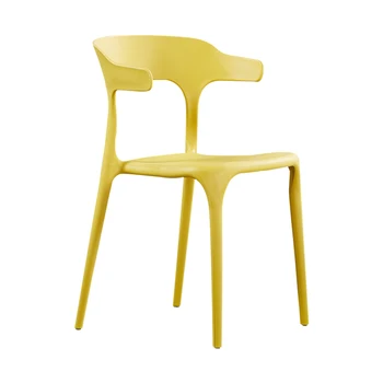

Nordic chair back stool plastic dining chair adult modern minimalist lazy creative leisure home restaurant table and chair