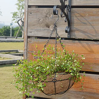 

Hanging Baskets Flowerpot Plant Holder Pot Macrame Plant Hanger Hanging Planter Basket Metal Craft Vintage Home Garden Decor