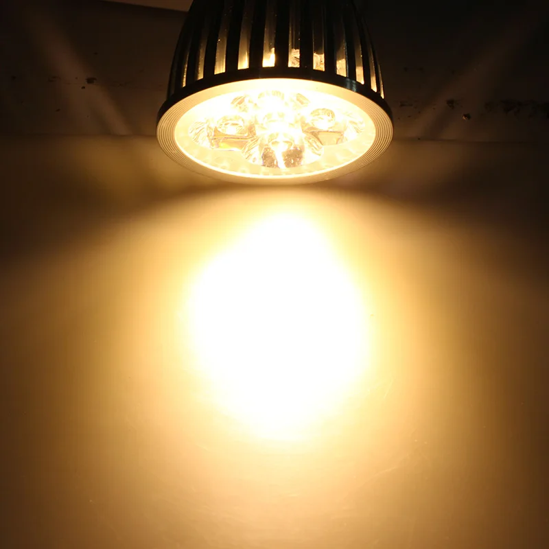 Bombilla led gu10 прожектор 5 Вт Супер Ac Dc 12 В 24 в алюминиевый корпус высокой мощности чип 580LM 12 24 вольтовая лампочка точечный потолочный светильник - Испускаемый цвет: Тёплый белый