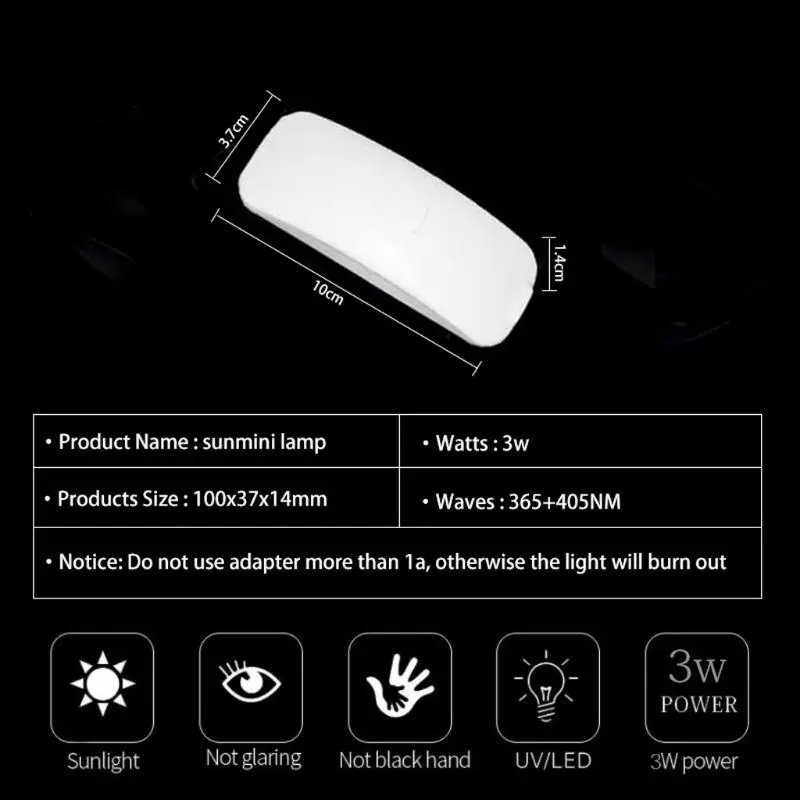Clear UV Resin 3W Lamp Dryer Jewelry Tools Solar Cure Sunlight Resin Hard Type