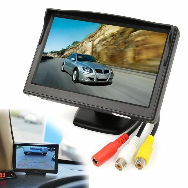 5 Inch 800X480 TFT LCD HD Sn Monitor with Dual Mounting Bracket for Car Backup Camera/Rear View/DVD/Media Player photo