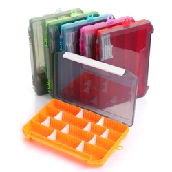 Multifunction Waterproof Double Sided Removable Dividers Lure Case Fishing Tackle Container Fly Gear Storage Bait Box