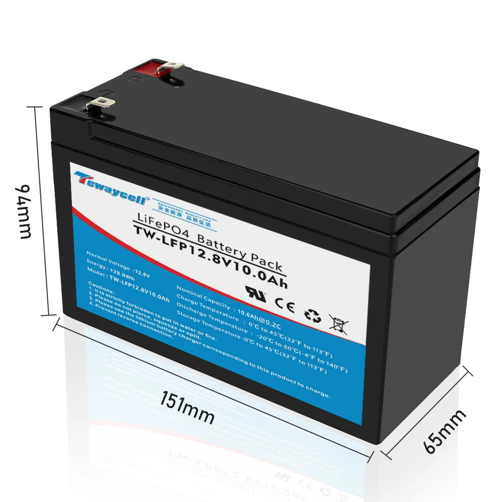 Batterie 12v 10ah Pour Voiture Electrique Batterie Lifepo4 12V 10ah, Rechargeable, pour voiture électrique,  camping-Car, énergie solaire, sans taxe - AliExpress