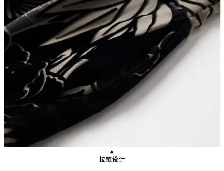 Новинка, юбка с рисунком Феникса, Ретро стиль, с принтом, жаккард, cheongsam, юбка для зимы, свадьбы,, платье с коротким рукавом