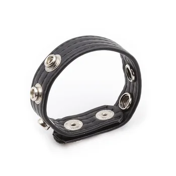 Sex Toys Adjustable Penis Ring Leather Belt for Adults Men Ejaculation Delay Scrotum Ball Mens Cock Ring Male Lasting Cockring 2