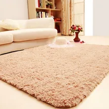 Новые однотонные ковры из искусственного меха, Плюшевые Пушистые прямоугольные ковры для гостиной, спальни, большой современный круглый ковер, декоративный коврик для дома