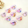 12pc/lot Disney Princess Crystal  Acrylic baby girl Kids Finger Rings Party Costume Birthday Party Favors Gifts Party Supplies ► Photo 2/6