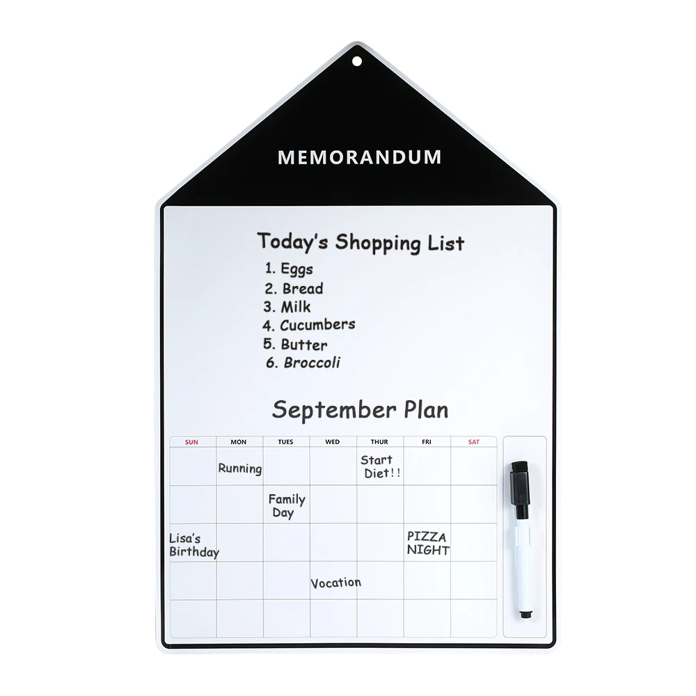 Магнитный календарь на холодильник сухая стираемая доска с маркером еженедельная многоразовая доска Детский планировщик для спальни Кабинета 17,7*11,8 дюйма
