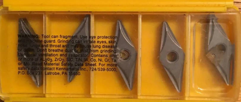 10 шт. KENNAMETAL VNGP160408RK K313