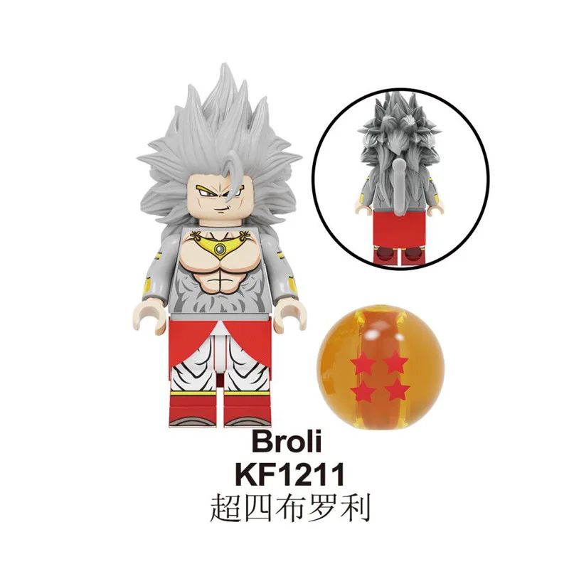 Модель строительных блоков Dragon Ball Z Broli Сон Гоку Torankusu Gogeta Обучающие кирпичи