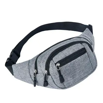 

Travel Bum Bag Fanny Pack Waist Bag Zipped Outdoor Sports Shoulder Bag Pouch