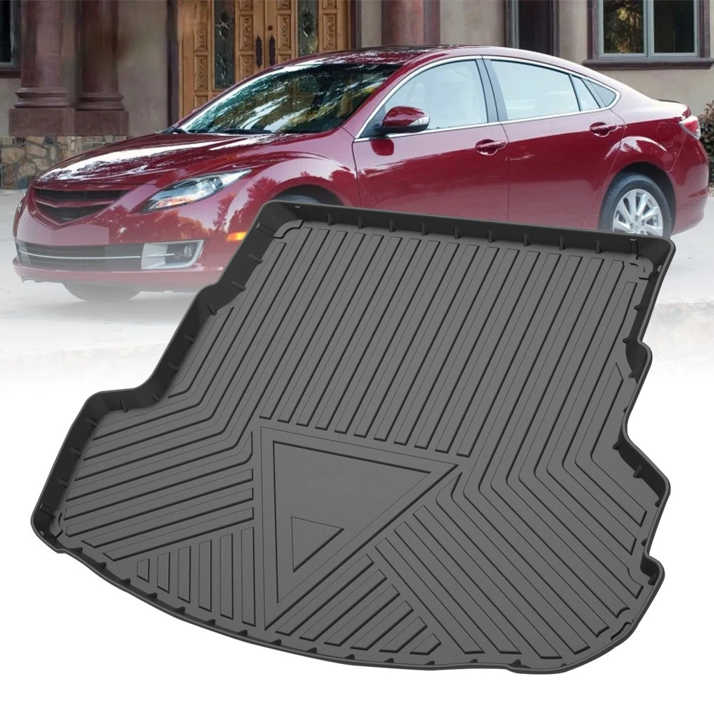 

TPE Trunk Mat For Mazda 6 2009 2010 2011 2012 2013 Car Waterproof Non-Slip Custom Rubber 3D Cargo Liner Accessories