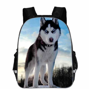 

Stay cute husky schoolbag high school junior high school cartoon burden reduction backpack fashion children's backpack