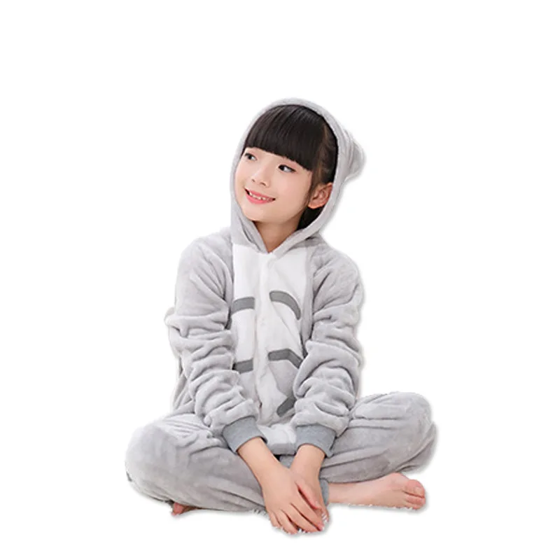 Kigurumi Onesie/Детский костюм для взрослых с рисунком Тоторо, сосед кигуруми, женский костюм с животными, необычный мягкий костюм для косплея аниме, одежда для сна, детский зимний комбинезон для мальчиков и девочек