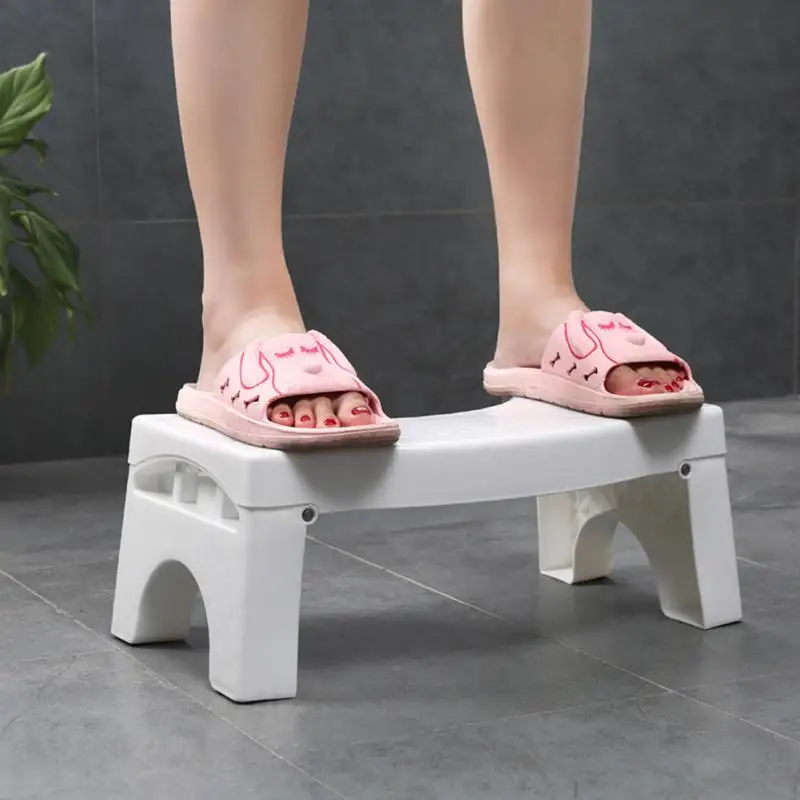 Для детей табурет для ног анти запоры пластиковый Туалет приседания ванная комната складной