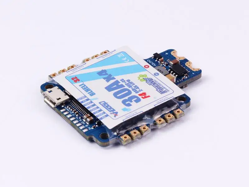 VGOOD F4S 30A BLHELI_32 4в1 ESC 5V BEC w/F4 Контроллер полета AIO OSD Датчик тока для радиоуправляемого дрона
