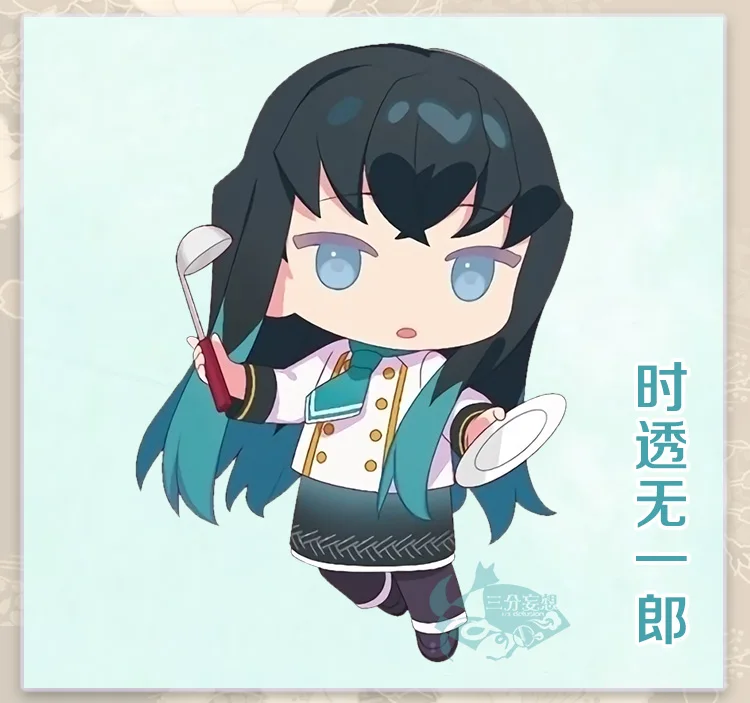 as pic Аниме демон убийца Kimetsu no Yaiba Tanjirou Nezuko Zenitsu Inosuke Giyuu Shinobu Mitsuri платье горничной Кофейня Униформа Cospla - Цвет: as pic