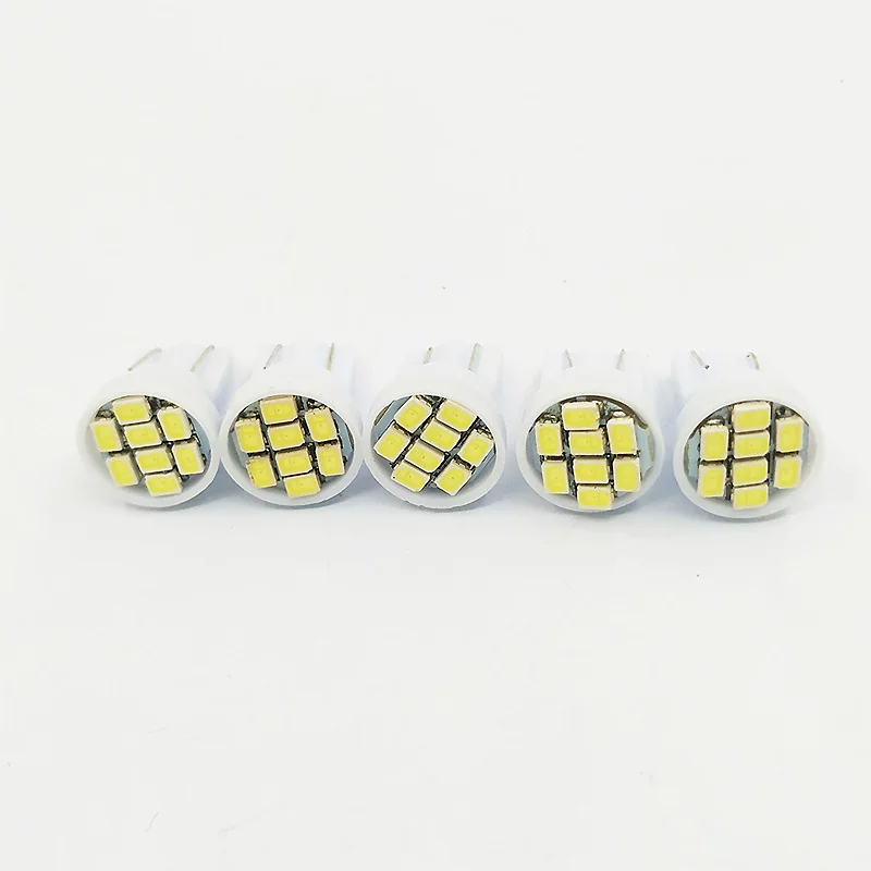 100 шт. AC DC 6 в 3 В T10 555 неполярный 8 SMD 1206 3020 194 168 светодиодный аппарат для шариков
