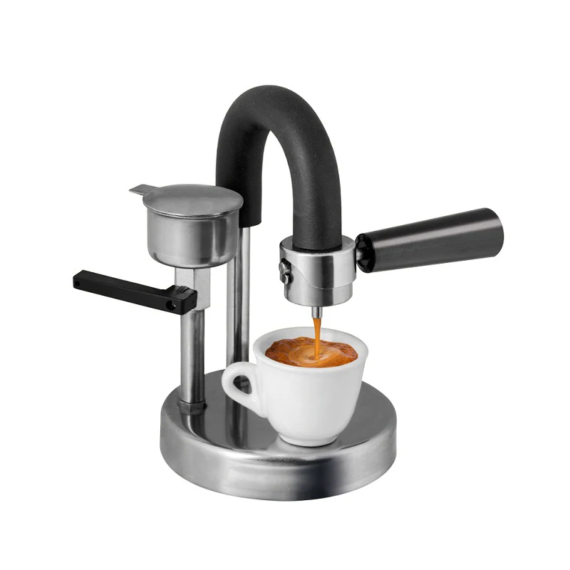 stainless steel mini moka pot Italian 