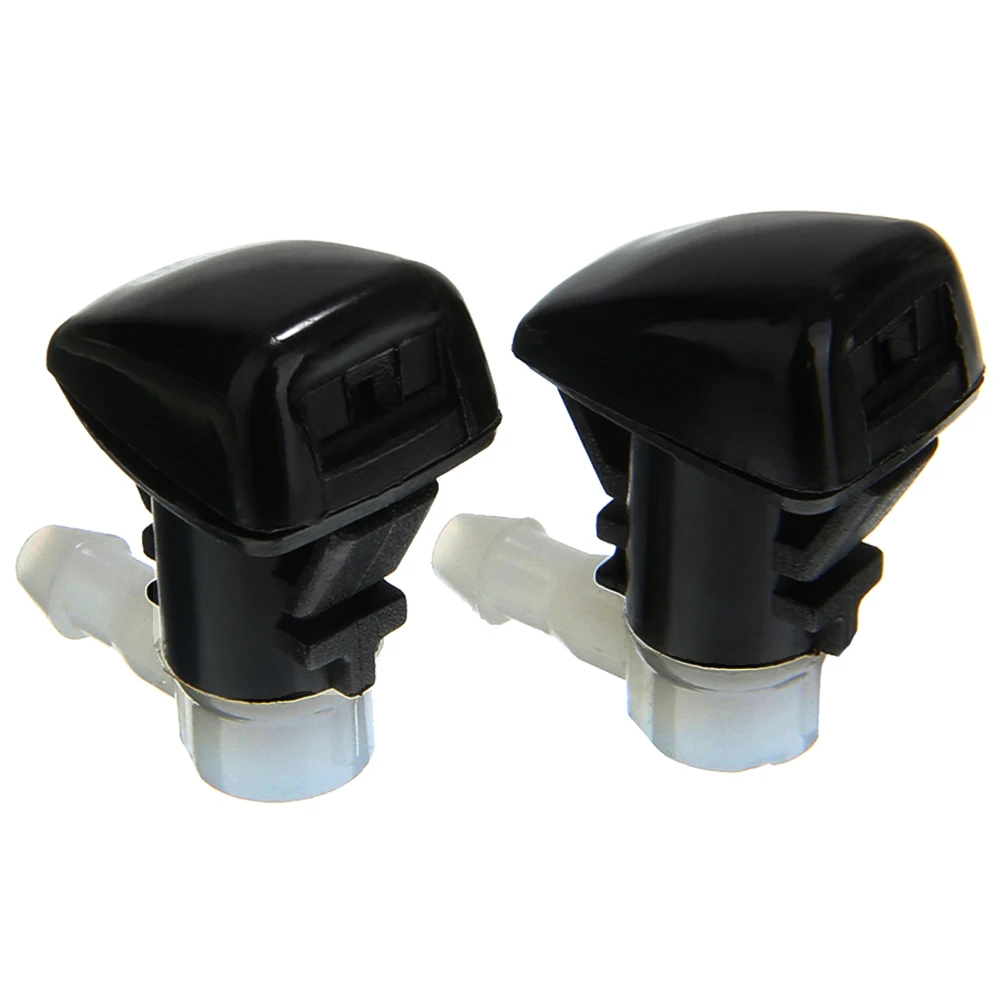 2pcs Car Vehicle Right Left Windshield Washer Sprayer Nozzle Black Car Accessories For Dodge Durango 2011-2019