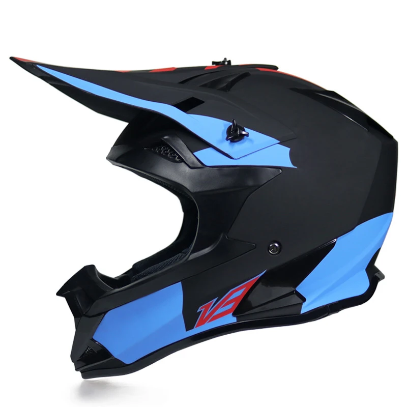 Racing Off-road Motorcycle Helmet Motocross Dirt Bike Helmet Moto Casco Vintage Casco Motocross Full Face Helmet DOT 3 Gifts - Цвет: 4