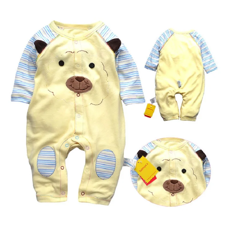 Комбинезон детский хлопковый с длинным рукавом на Возраст 3 12 месяцев|baby sport