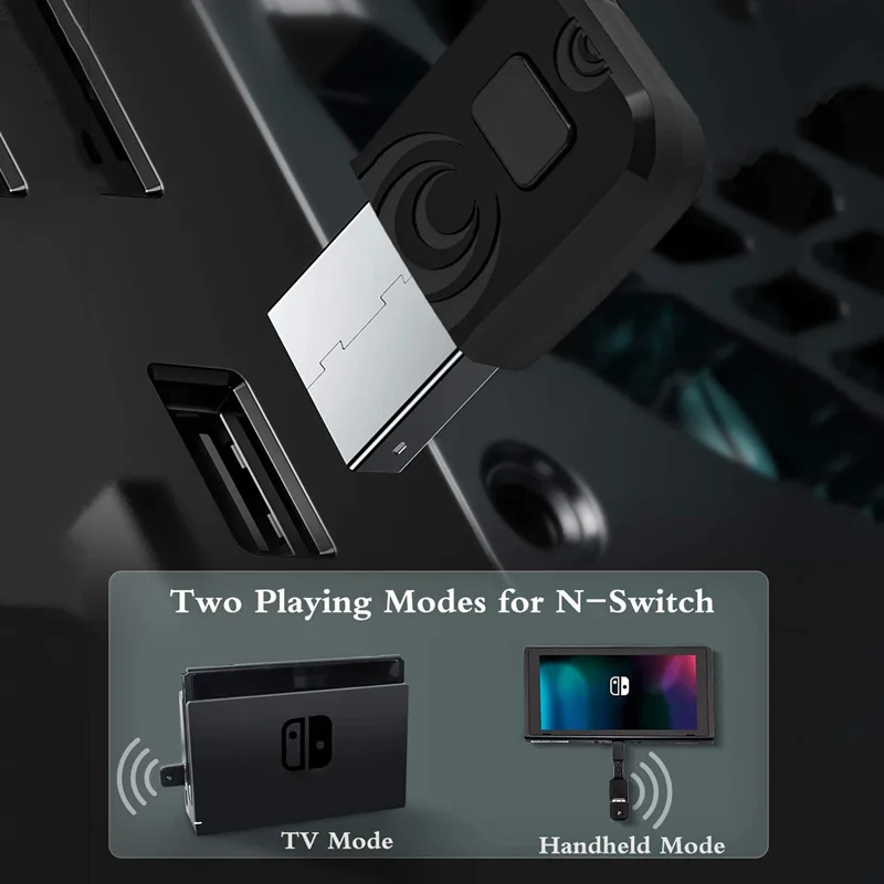  AOLION Bluetooth Adapter for PS4/PS5/Switch, Wireless