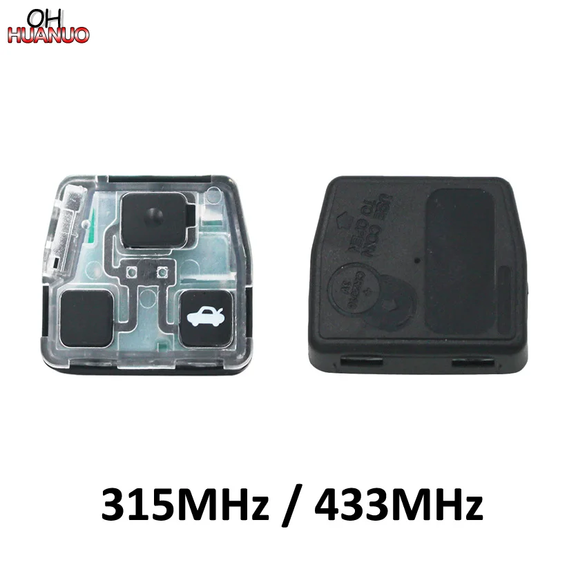 Для 2B 3B пульт дистанционного ключа внутренняя сердцевина в сборе для Toyota Camry Prado Corolla частота 315 МГц или 433 МГц