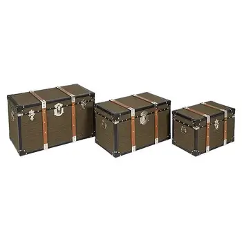 

Set of Chests Vintage (3 pcs) Dark brown