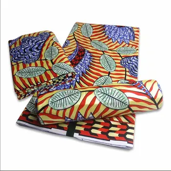 

wholesale! 2020 High Quality African gold Wax prints fabric veritable Ankara wax Nigerian style 6 yards/pcs 100% cotton!